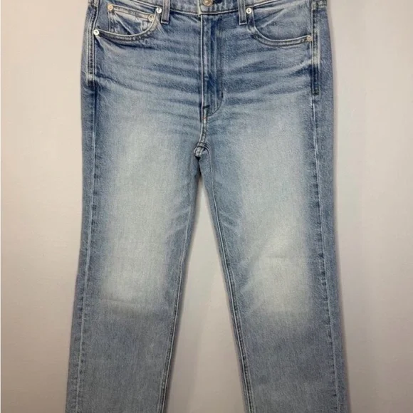AYR the Roadie Jeans Women’s Relaxed Straight Leg Vintage Look Sz 27 - Picture 2 of 14